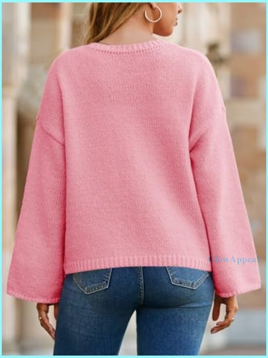 Oversized Chunky Knit Button Down Cardigan Sweater Long Sleeve - Picture 5 of 6